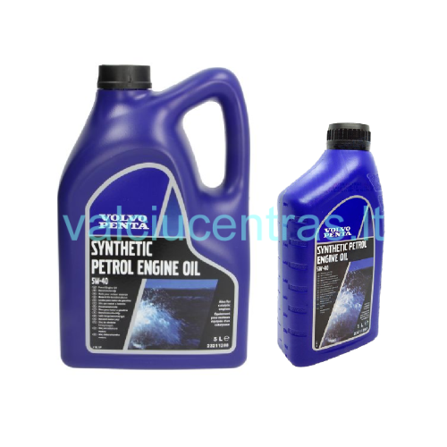 Alyva Volvo Penta 5w40 4T varikliams 1ltr., 5ltr. Alyva Volvo Penta 5w40 4T varikliams 1ltr., 5ltr.